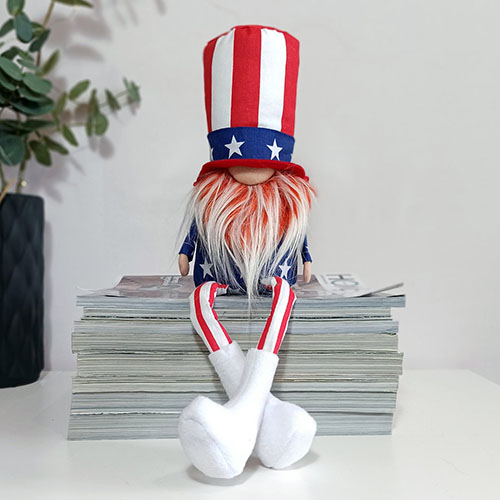 Uncle Sam on Fire Gnome